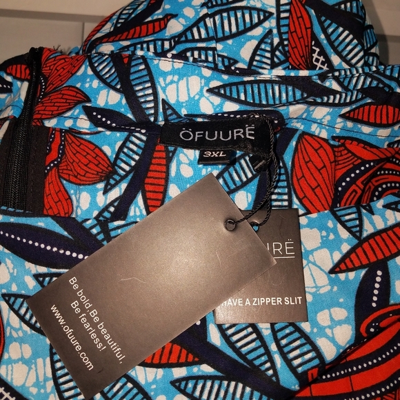 Fayo Ofuure African Print Dress 3XL New - Picture 7 of 16